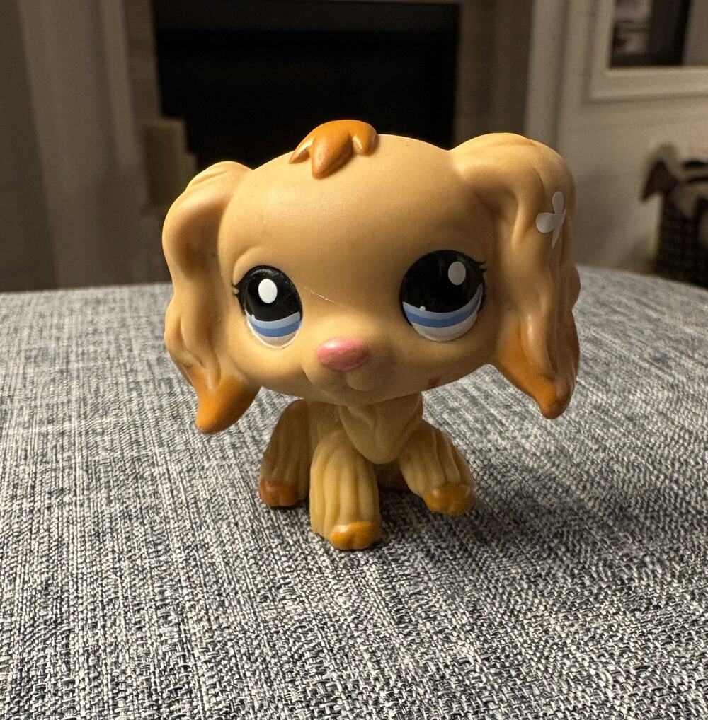 LPS #1716 LITTLEST PETSHOP ORIGINAL AUTHENTIC DOG SPANIEL HASBRO
